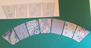 Acrylic rotary template pieces for the center, four patch, arc and melon along with the adjustment. Using Creative Grid Templates To Make A Double Wedding Ring Quilt Quiltingboard Forums