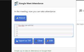 We did not find results for: Attendance For Google Meet