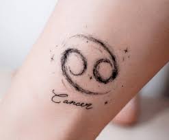 Cancer signs may seem prickly and standoffish at first meeting, once they make the decision to become friends with someone, that person has a friend for life. Cancer Horoscope Tattoo Zodiac Sign Symbol Tattoos Temporary Tattoo Stickers Shop Lazy Duo Design Store Temporary Tattoos Pinkoi