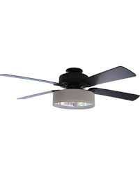 The light can be above the fan or below the fan. Huge Deal On Ceiling Fan Light Kit With Linen Shade Fan Not Included Parchment 15 X15 X4