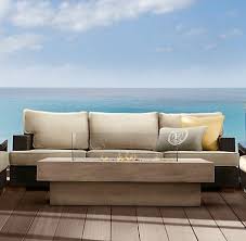 Laguna Concrete Propane Fire Table Rectangle Fire Pit Decor Fire Pit Seating Rustic Fire Pits