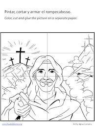 Aquí te dejamos unos cuantos dibujos de jesús de nazaret con sus doce apóstoles que podrás descargar en tu compu, imprimirlos y pintarlos para usar en tus clases de catequesis. Pascua Paginas De Actividades Y Para Colorear Free Kids Stories