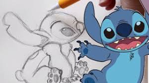 Tekeningen disney figuren schetsen pyrografie potlood schetsen kunst kleurplaten kleurboek kunst ideeën kleurkaarten. How To Draw Stitch From Disney S Lilo And Stitch Dramaticparrot Youtube