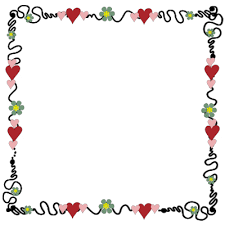 Click on the printer icon. Cute Squiggly Hearts Border Wedding Borders Page Borders Design Border Design