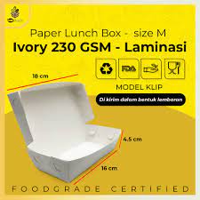 Maybe you would like to learn more about one of these? Paper Lunch Box M Food Grade Kemasan Makanan Kotak Kertas Tahan Makanan Berminyak Shopee Indonesia