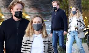 As of 2021, conan o'brien's net worth is roughly $150 million. Conan O Brien Looks Content As He Heads Out On A Light Grocery Run With Wife Liza Daily Mail Online