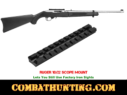 The rail installs via the included set screws into the ruger 10/22 factory mounting holes. Ruger 10 22 Scope Base Mount Picatinny Rail New Sporting Goods Hunting Scope Mounts Accessories Romeinformation It