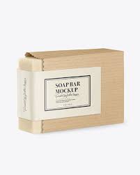 Download Soap Bar In Kraft Package Mockup In Packaging Mockups On Yellow Images Object Mockups