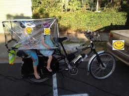 Diy Yuba Rain Cover To Keep The Kids Dry Bike Cover Rain Cover Yuba Mundo