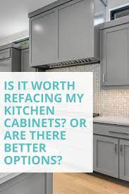 Is It Worth Refacing My Kitchen Cabinets Or Are There Better Options Kitchen Cabinets Reface Cabinet