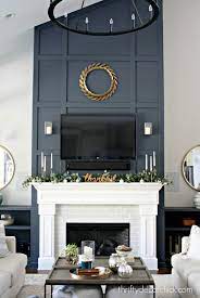 Maybe you would like to learn more about one of these? Dramatic Fireplace Wall Makeover Thrifty Decor Chick