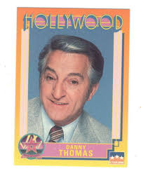 DANNY THOMAS Hollywood Walk Of Fame Starline Trading Card B23