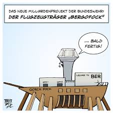 Von der leyen, who didn't publicly blame either erdogan or michel for the incident, said she saw no shortage of chairs in other similar meetings in the past. Flugzeugtrager Bergofock Karikatur Von Timo Essner
