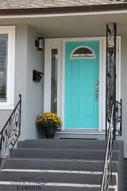 Pair soft black and natural wood together. Dark Gray House Teal Door Novocom Top