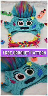This hat is made to order in a smoke free, dog friendly home. 5 Crochet Poppy Troll Hat Free Crochet Patterns Diy Magazine
