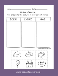 States Of Matter Solid Liquid Gas Free Preschool Activity Worksheets For Children Preschool Science States Of Matter Matter Worksheets Science Worksheets