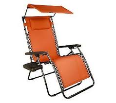 Bliss Hammocks Xl Gravity Free Recliner W Tray Canopy With Uv Protection Qvc Com Chair Hammock Lounger