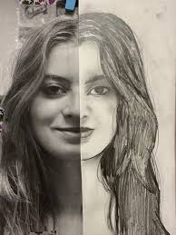 Wilson High School art classes symmetry project