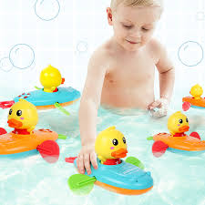 Put the lid on the pot. Summer New Baby Bath Toy Rowing Boat Duck Swim Bath Floating Water Wound Up Chain Baby Children Classic Toys Gifts Random Color Bath Toy Aliexpress