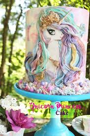 Unicorn Princess Cake Bbbakessugarart Unicorn Cake Timelaspe Video Via Bbbakes Sugarart Unicorn Birthday Cake Unicorn Desserts Princess Cake