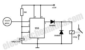 The external components should be selected properly so that the timing intervals can be. 555 Touch Sensor Switch Circuit