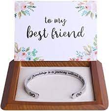 Colleagues gifts hanging sign friendship friend heart plaque thank you. Amazon Com Friendship Gifts Friendship Bracelets Best Friend Gifts For Women Friends Female Bff Bestie Jewelry Best Friend Bracelet Birthday Christmas Ideas Stuff A True Friendship Is A Journey Without An End Jewelry