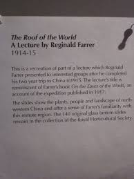 Signage At The Garden Museum London During The Plant Hunters Exhibit See Slide In Separate Pin Signage Plants Trip