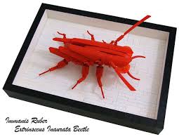 Monstrous Red Plated Beetle Lego Lego Design Lego Organization