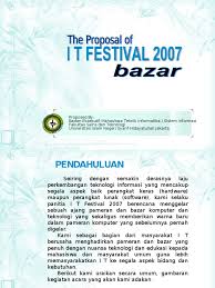 Proposal Bazar Makanan Pigura