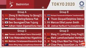 Men's singles, men's doubles, women's singles, women's doubles, and mixed doubles. Badminton Draw For The Tokyo 2020 Olympics Zaroorat