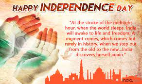Enjoying freedom and empowering others too to let them do today, we'll celebrate independence day using the backdrop of the sky as a canvas, the fireworks thrown against it bearing semblance to the drips. Independence Day 2016 Quotes Messages Wishes Images Quotes Greetings To Wish Happy Independence Day India Com