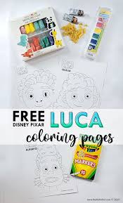 Download and print these free coloring pages. Free Disney Pixar Luca Coloring Pages Alberto Giulia The Aloha Hut