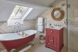 The milk glass sconce on the wall was inspired by starboard lighting typically found on oceangoing vessels. The Beauty Of Diy Nautical Bathroom Decoration Andraursuta
