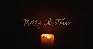 Christmas Candles Merry Christmas Still Background