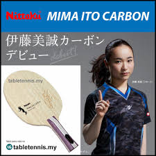 She is actualy 3rd of ittf world ranking women. Nittaku Blade Mima Ito Carbon Table Tennis Carbon Blade Racket Paddle Bats Raket Ping Pong Karbon Lg Sports Trading