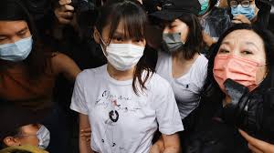 The hong kong democracy activist agnes chow has been released from jail after serving more than six months for taking part in unauthorised assemblies. Dndtinlo0ar0nm
