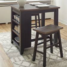 What is the height of an island bar stool? Urban Loft 3pc Small Kitchen Island Dining Set Peter Andrews