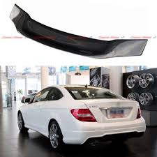 Carbon Fiber Rear Spoiler For 2008 14 Mercedes W204 C180 C200 C250 C63 Amg Coupe Ebay Carbon Fiber Amg Coupe