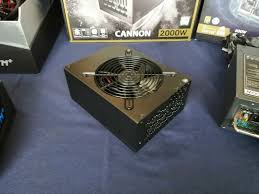 The most preferred way to know about your power supply or psu, which is by opening your computer case side panel and look for a sticker or label on it, which provides the important information about your psu, that includes psu name / model number, power/wattage, voltage and current details. Ces 2019 Fsp S Cannon 2000 Watt Power Supply