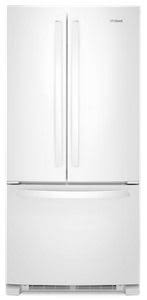 Whether you're replacing a kitchen appliance, upgrading your laundry or furnishing your whole house, lg's. White 33 Inch Wide French Door Refrigerator 22 Cu Ft Wrf532snhw Whirlpool