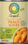 Yellow Cling Peach Slices In Organic Peach Juice