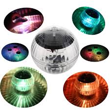 Underwater Pond Lights Solar Powered Pool Rgb Led Bulb Kids Shower Ball Toys Ebay