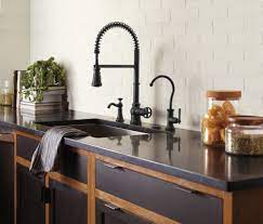 Moen kitchen faucet repair jobs are not as difficult as many people may imagine. Kitchen Faucet Collection Reimagines Industrial Design Qualified Remodeler