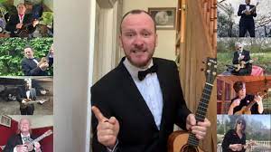 Our collection are made in weathered oak and have a comfy linen upholstered cushion. Ukulele Lockdown Archive Ukulele Orchestra Of Great Britain