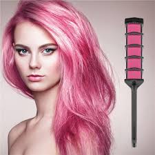 You'll need your chalk, clips, hair spray, and a tail comb. Hairs Dyeing Temporary Hair Chalk Color Comb Dye Kits Disposable Cosplay Party Diy Buy At A Low Prices On Joom E Commerce Platform