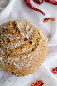 Pan Con Pimientos Secos Y Parmesano Sourdough Bread Thermofan Sourdough Bread Pan Tomate Driedtomatobread Pan Con Pan Con Tomate Recetas De Comida