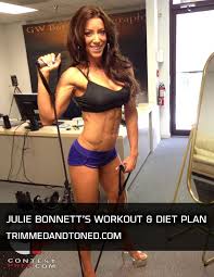 About help terms peoplecommunities developers. Fitness Model Contestprep Com Owner Julie Bonnett S Workout Diet Plan Trimmedandtoned