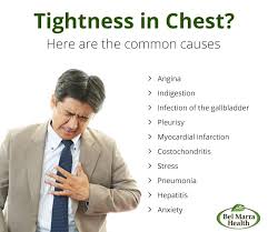 Tightness In Chest 10 Common Causes And Symptoms Healthy Heart Tips Costochondritis Chest