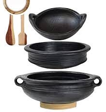 We go out in the spring to plant our flowers, but the pots are stuck together from being stored. Buy Craftsman India Online Black Pottery Earthen Kadai Clay Pots Combo For Healthy Cooking Pre Seasoned 3 5 2 1ltr Deep Burned Gas Stove Microwave Unglazed Online At Low Prices In India Amazon In