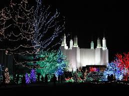 Mormon Temple Light Show Mormon Temples Festival Lights Light Show